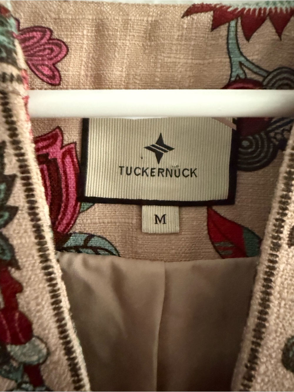 Tuckernuck Pink Floral Embroidered Jacket & Skirt - Picture 3 of 4